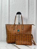 MCM Shopper Tote Cognac