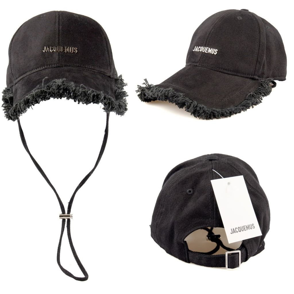 Jacquemus Logo Frayed Baseball Cap