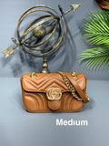 Gucci GG Marmont Shoulder Bag Brown