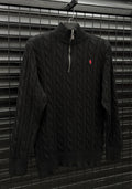 Polo Logo Sweatshirt Black Zip
