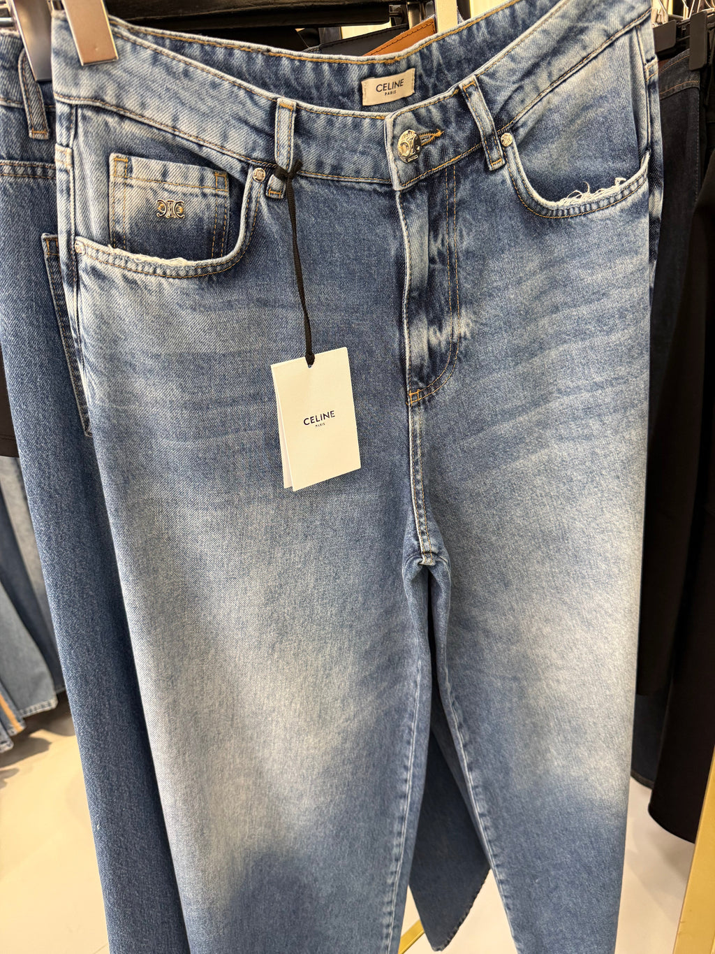 CELINE Logo Side Jeans