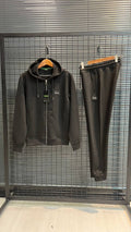 Boss Logo Patch Tracksuit Black