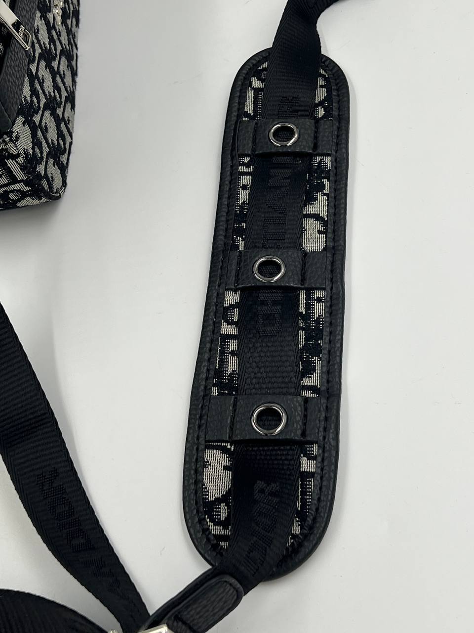 Christian Dior Oblique Crossbody Bag Γκρι/Μαύρη