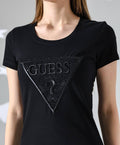 Guess Μπλουζάκι Μαύρο