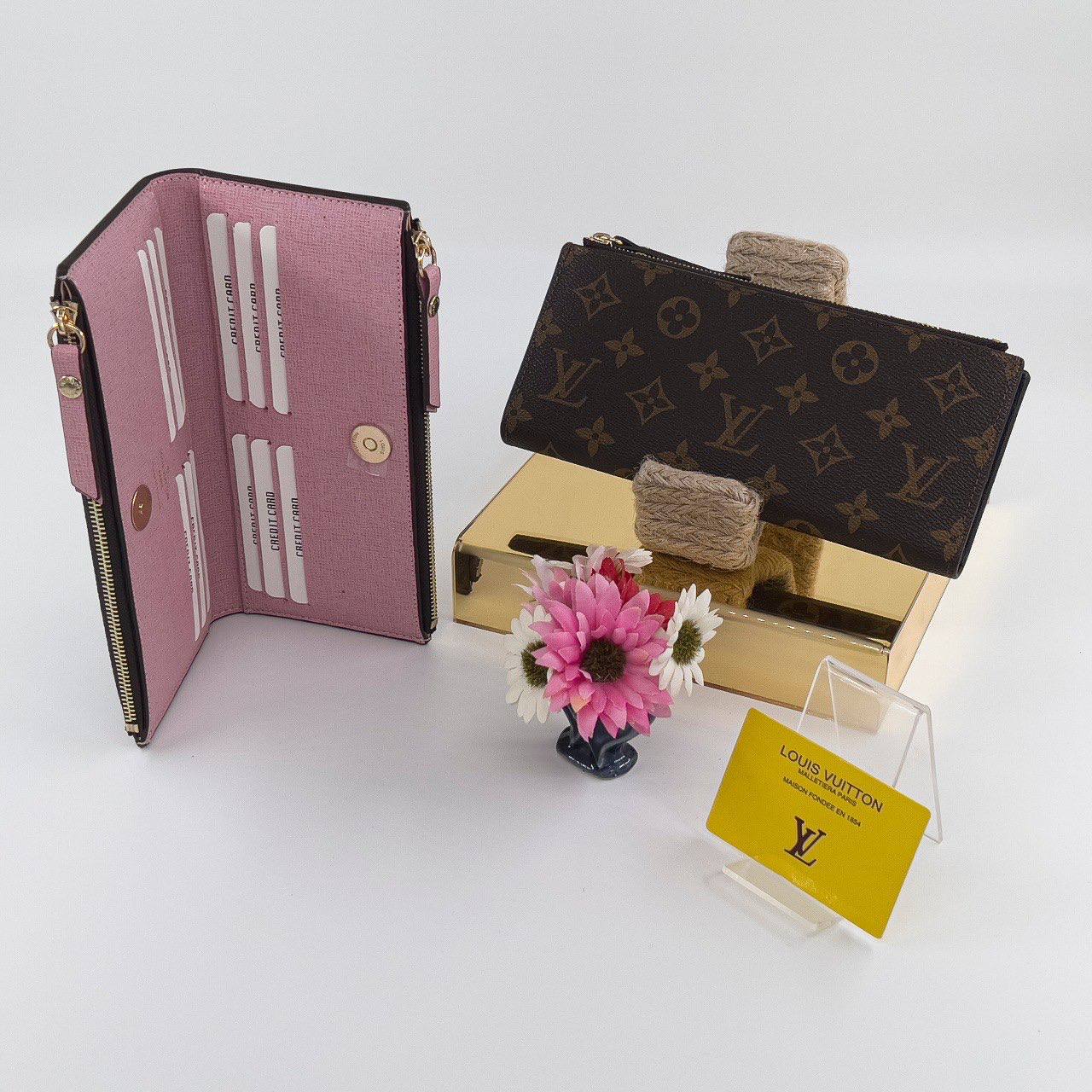 Louis Vuitton Πορτοφόλι Adele Ροζ