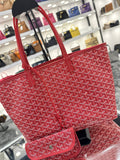 Goyard Saint Louis Tote Bag Red