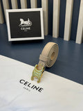 CELINE Triomphe Belt Beige