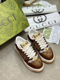 Gucci GG Supreme Brown Sneakers
