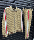 Gucci GG Monogram Tracksuit Set Beige