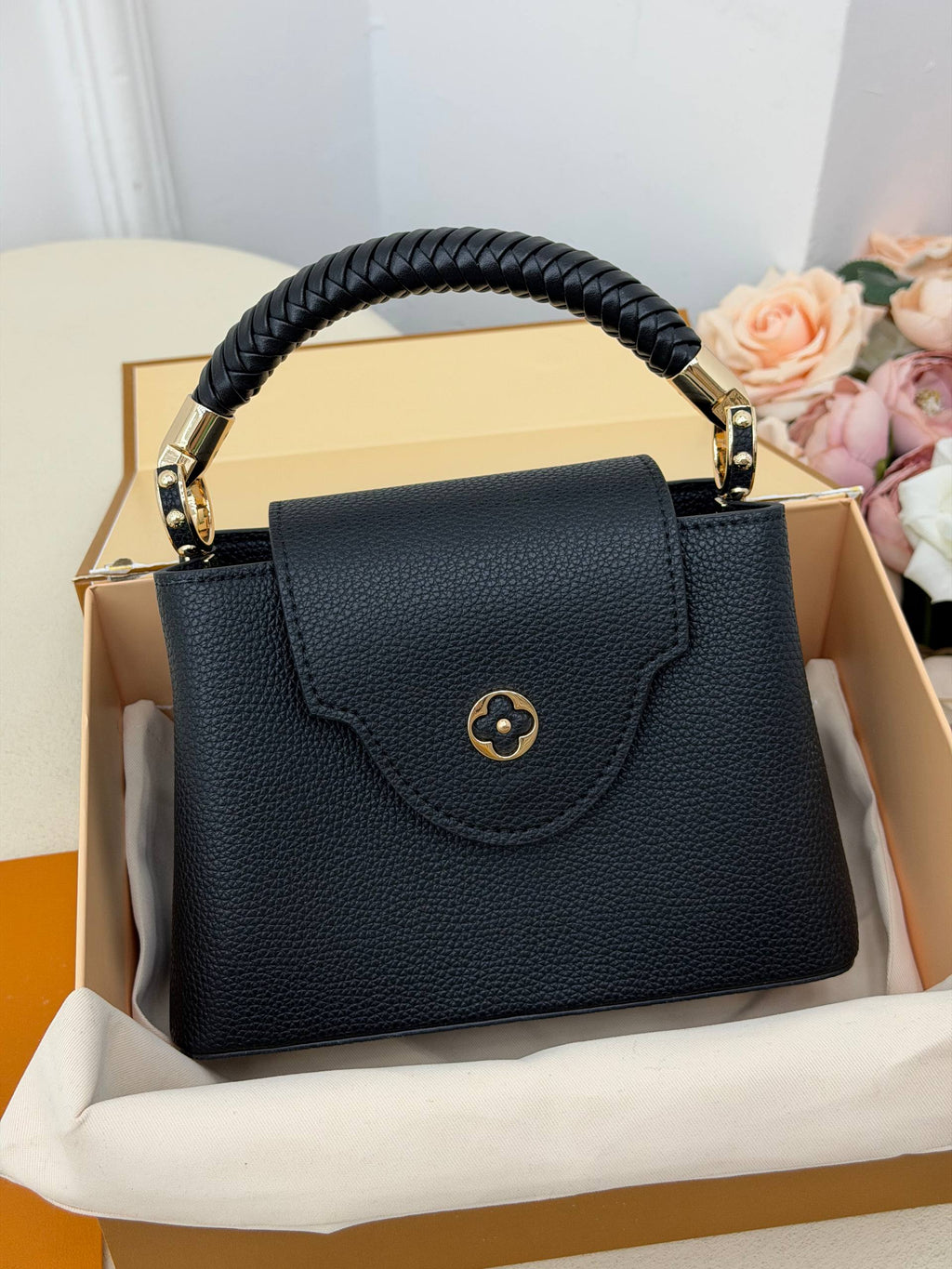 Louis Vuitton Capucines Bag Black