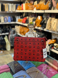 MCM Pouch Red Visetos