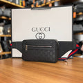 Gucci GG Supreme Belt Bag All Black