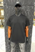 Dior T-Shirt Black Embroidered Logo