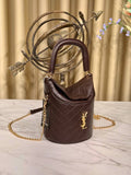 YSL Bucket Bordeaux