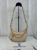 Louis Vuitton Loop Hobo Monogram Empreinte Beige