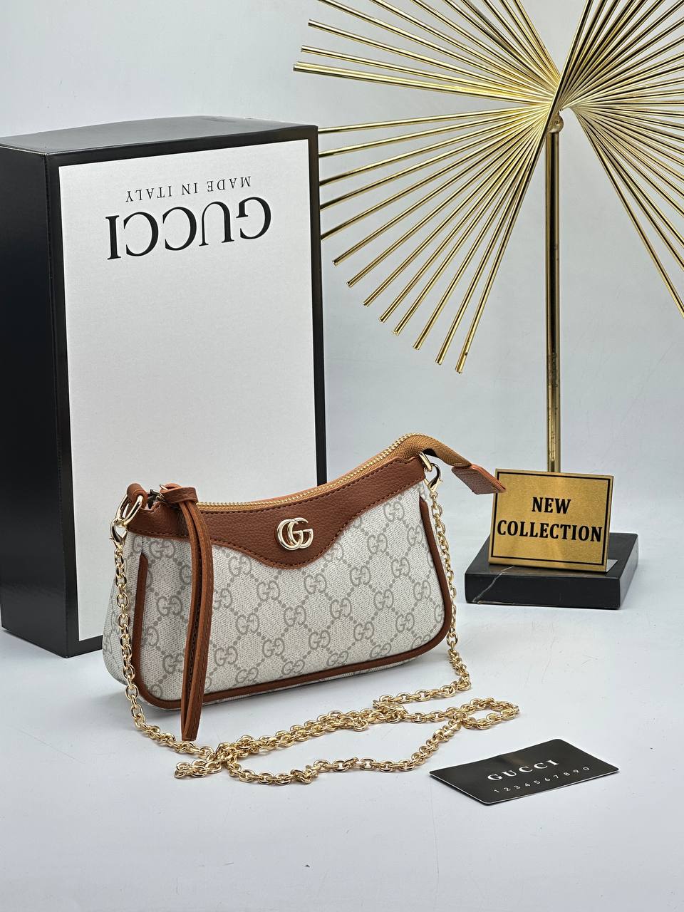 Gucci GG Ophidia White Shoulder Bag