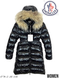 Moncler Long Down Coat Black