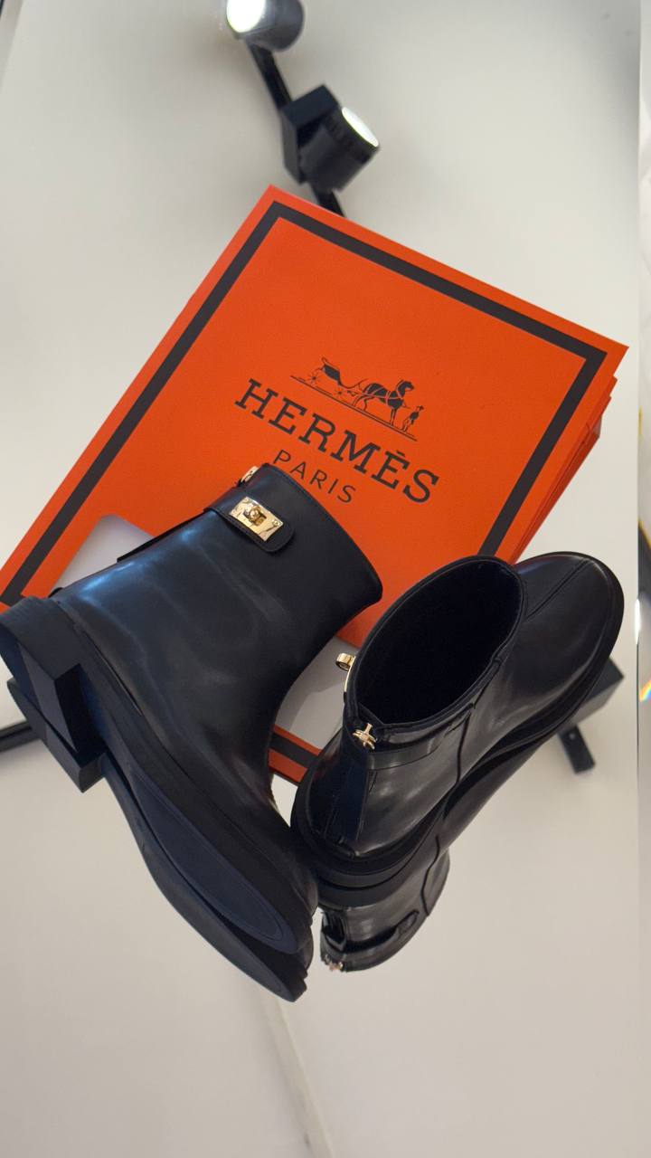Hermes Kelly Ankle Boots