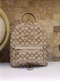 Coach Signature Backpack Beige