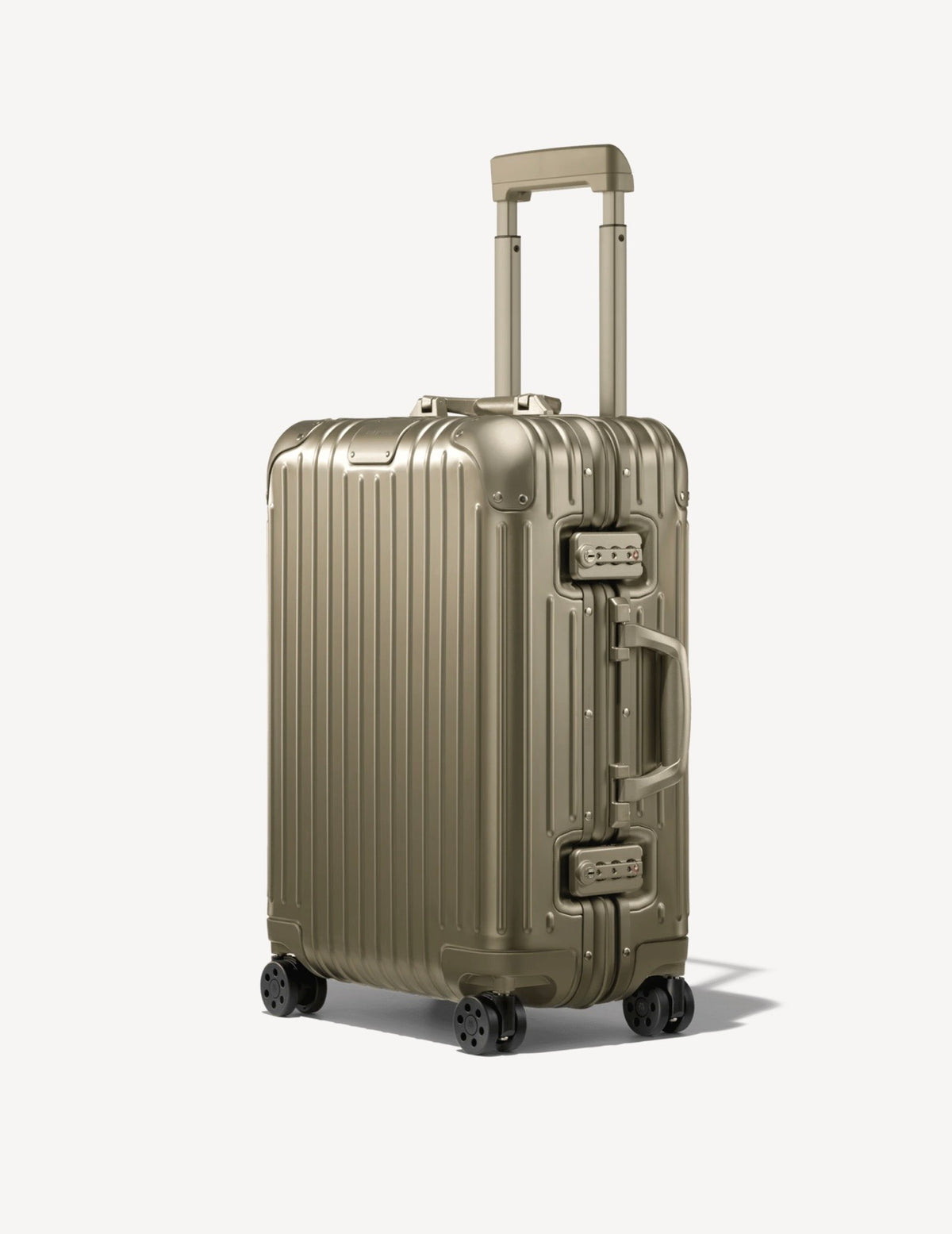 Rimowa Cabin Size Aluminium Suitcase Titanium