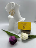 Louis Vuitton LV Circle Hoop Earrings Gold