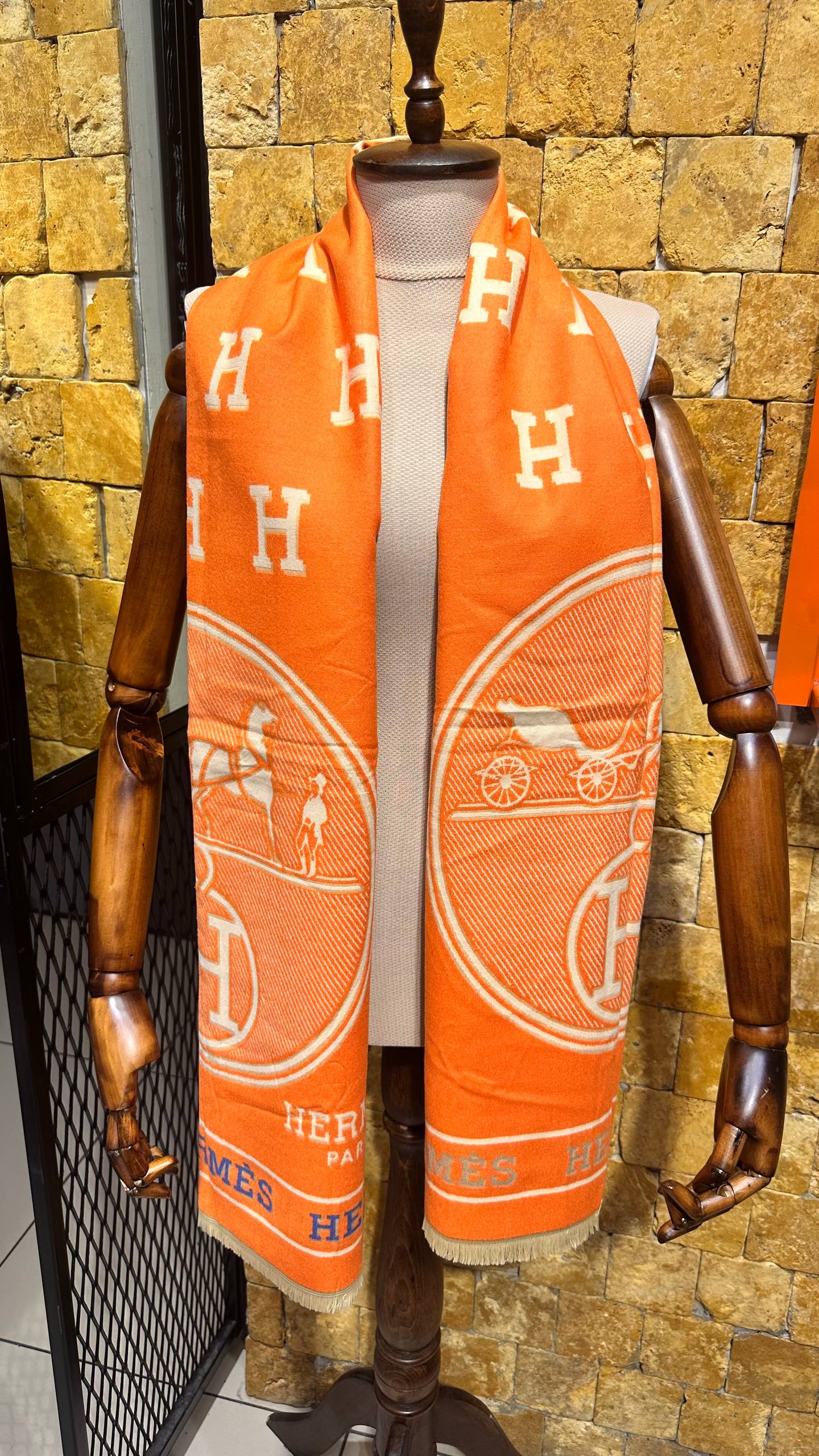 Hermes Scarf Πορτοκάλι