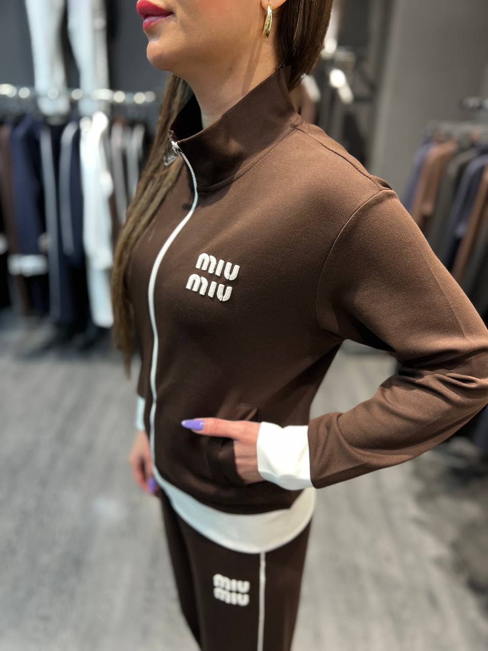 Miu Miu Set Brown