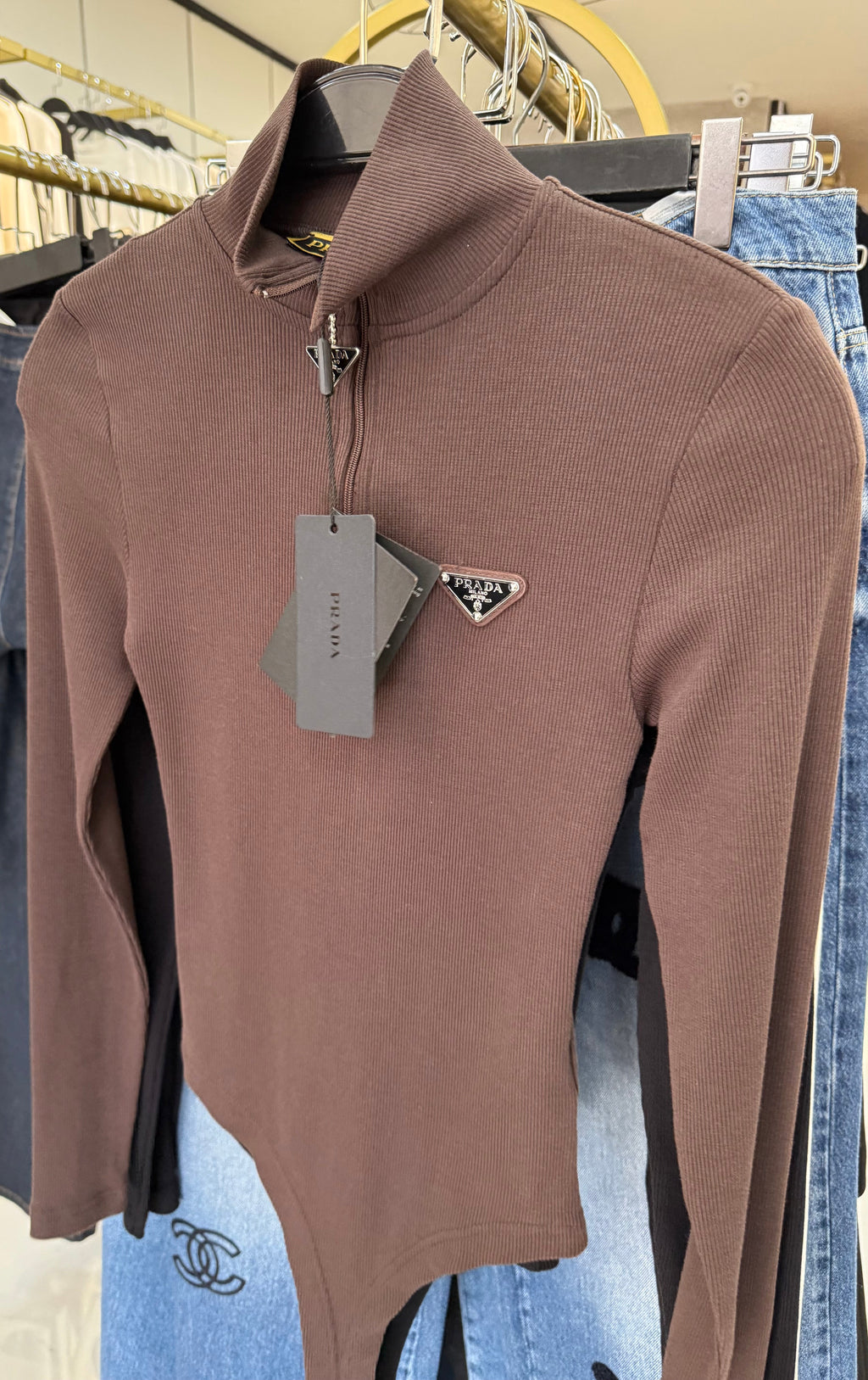 Prada Bodysuit Brown