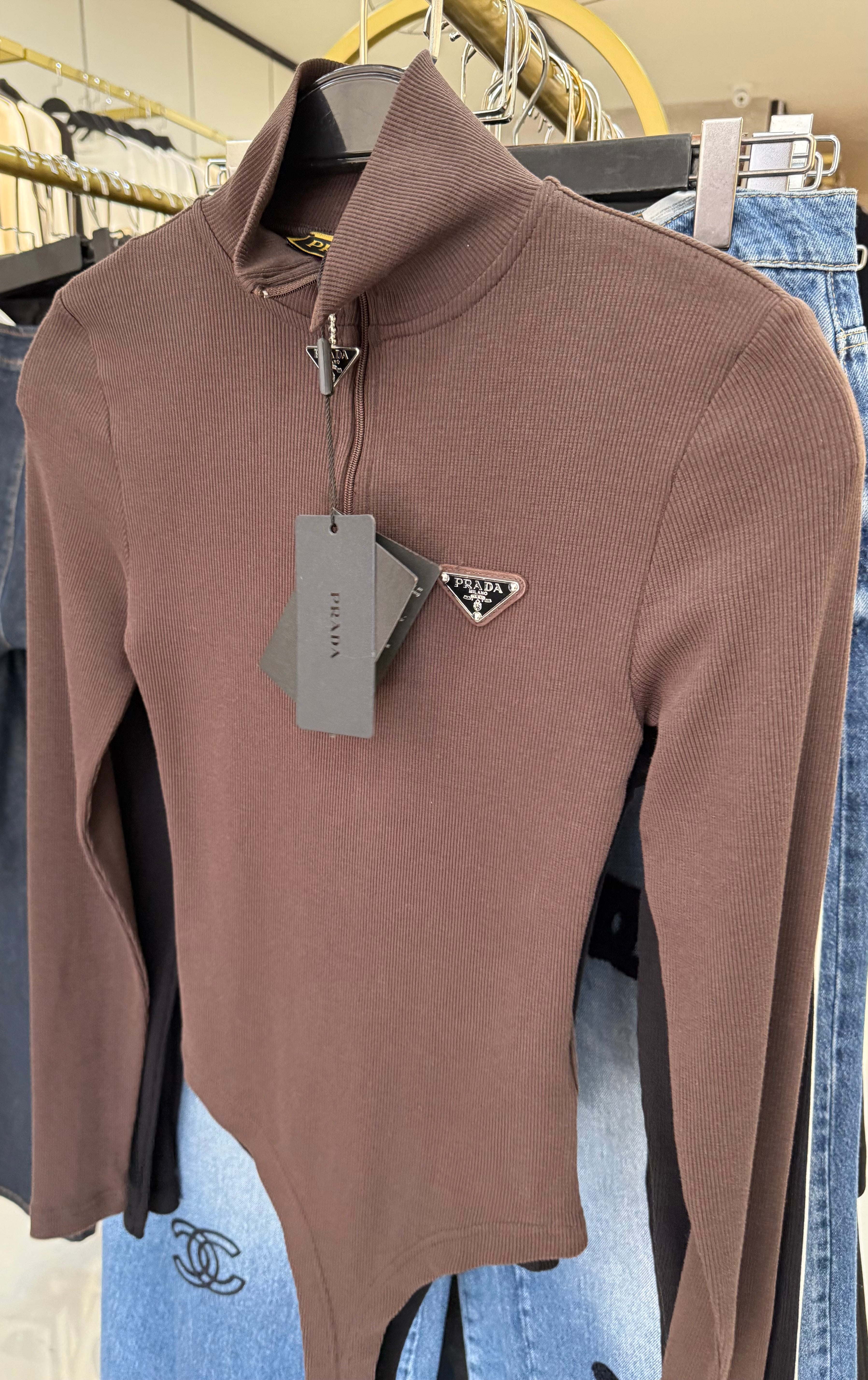 Prada Bodysuit Brown