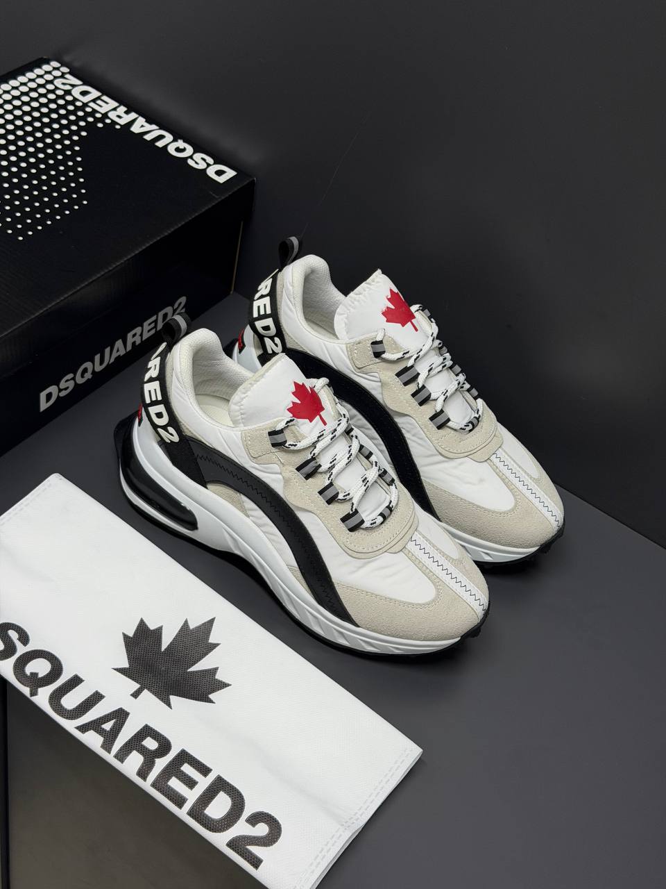 Dsquared2 Maple Leaf Sneakers White
