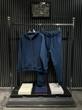Emporio Armani Zip-Up Tracksuit Navy Blue