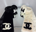 Chanel CC Faux Fur Earmuffs