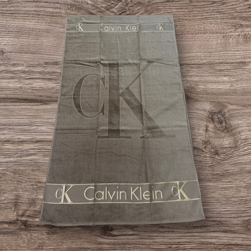Calvin Klein CK Logo Beach Towel
