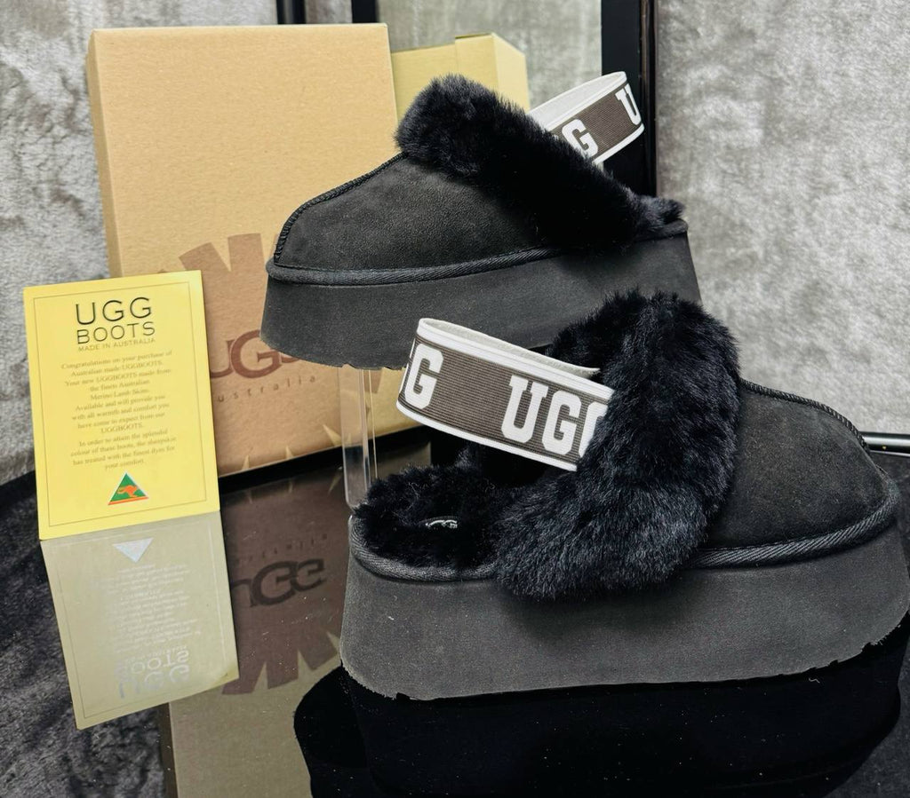 Ugg Funkette Μαύρο