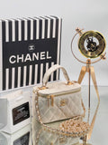 Chanel Vanity Case Bag White