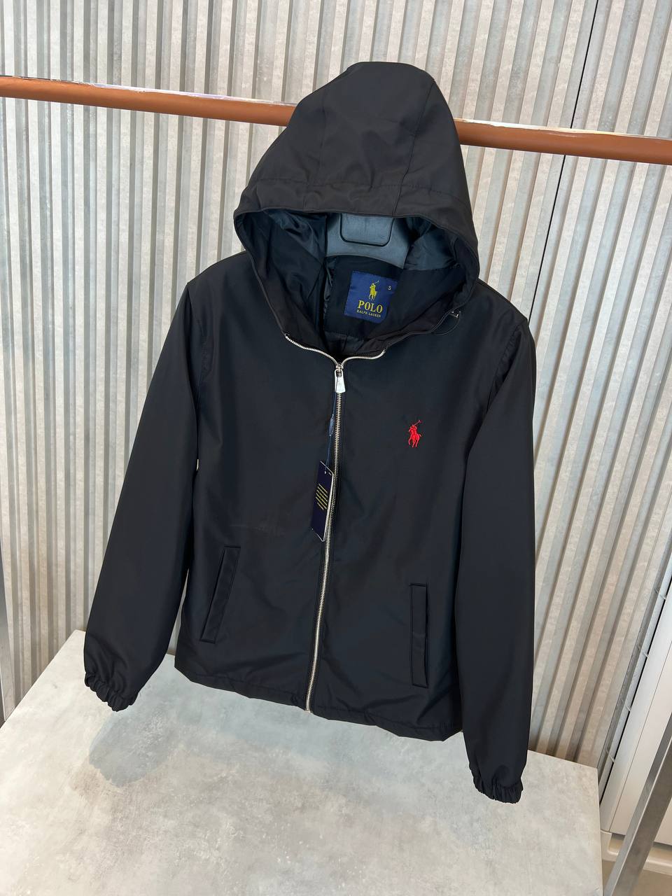 Polo Ralph Lauren Lightweight Hooded Jacket Black