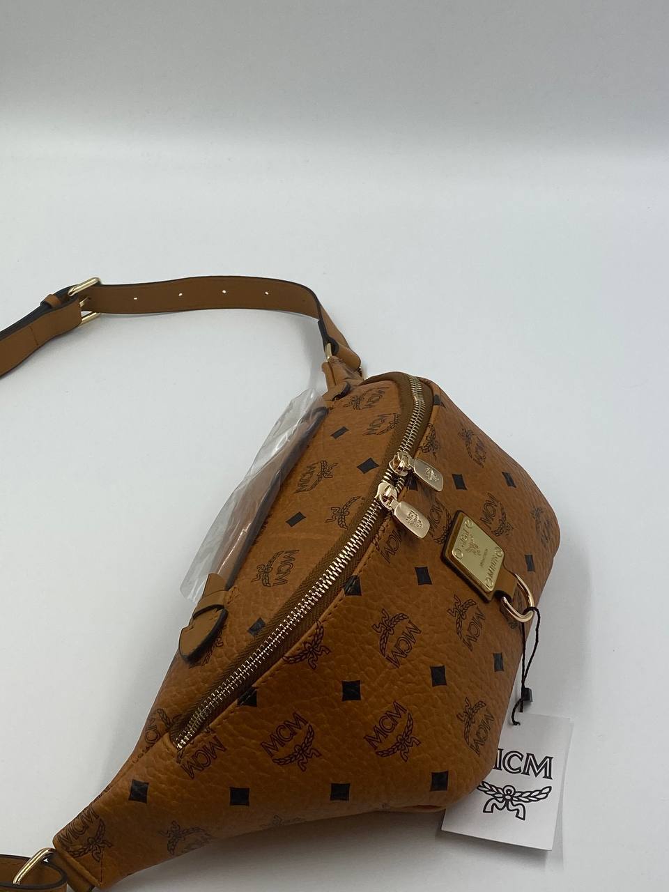 MCM Fanny Pack Cognac