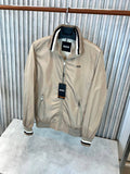 BOSS Lightweight Bomber Jacket Beige