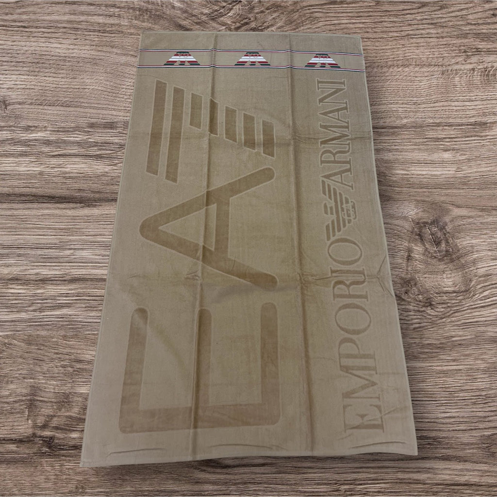 Emporio Armani EA Logo Beach Towel