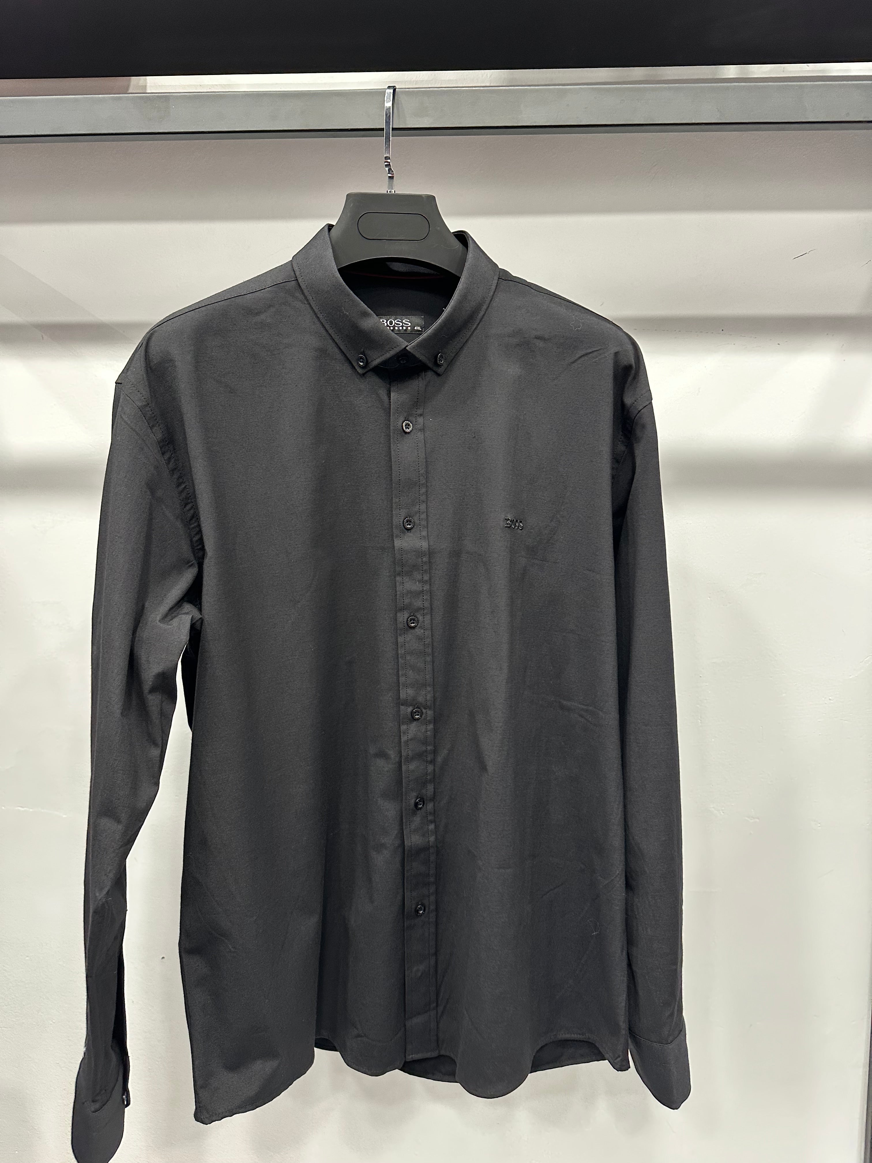 Boss Πουκάμισο Μαύρο