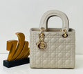 Christian Dior Lady Dior Bag Beige