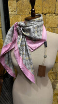 Gucci Silk Scarf Pink