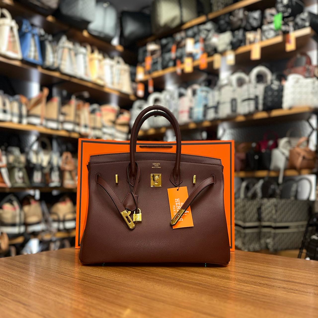 Hermes Birkin Μπορντό