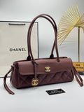 Chanel Quilted Shoulder Bag Bordeaux