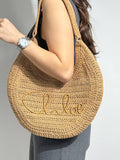 Chloe Raffia Tote Bag