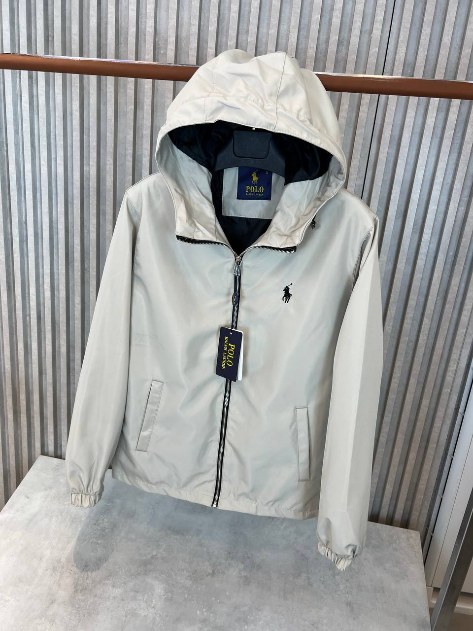 Polo Ralph Lauren Lightweight Hooded Jacket Beige
