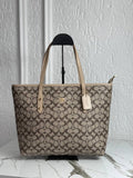 Coach City Tote Signature Beige