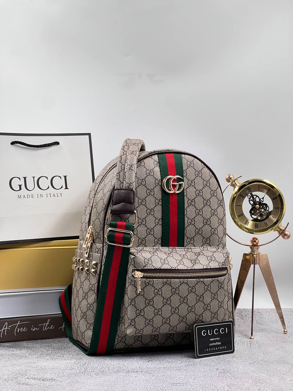 Gucci GG Canvas Backpack