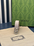 Gucci GG Marmont Belt Light Beige