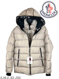 Moncler Montcla Paneled Jacket Beige